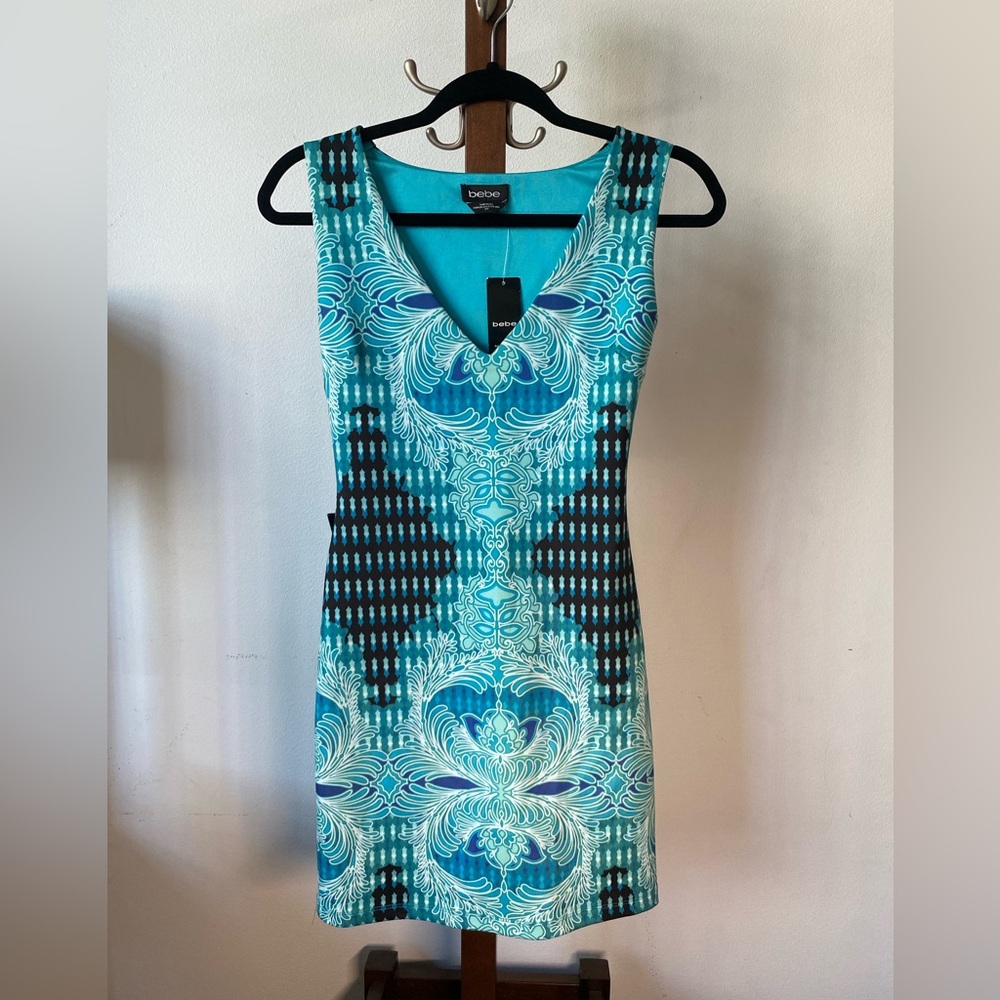 Bebe California Sentiment Mini Dress size S